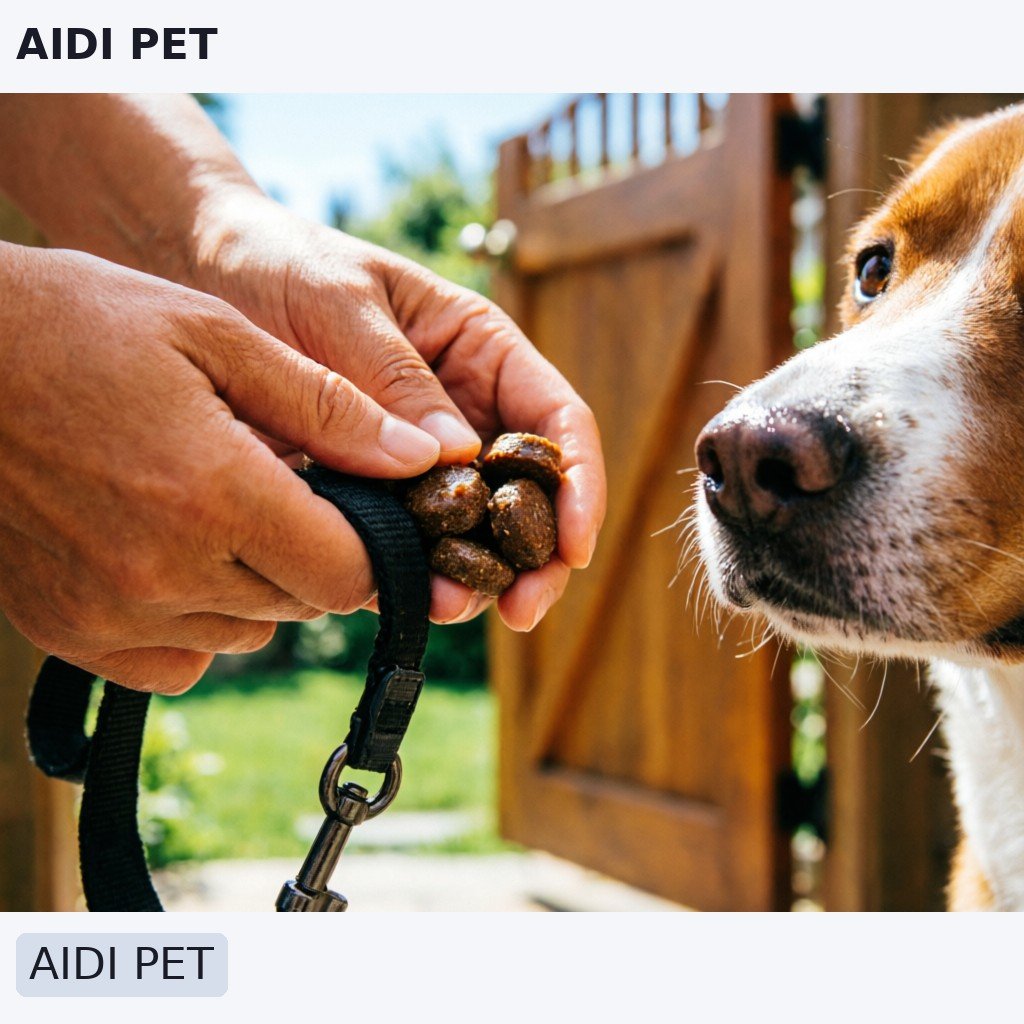 15 Tips for Catching a Runaway Dog That Actually Work 1 A close-up of a person's hands holding a slip lead and a handful of smelly treats