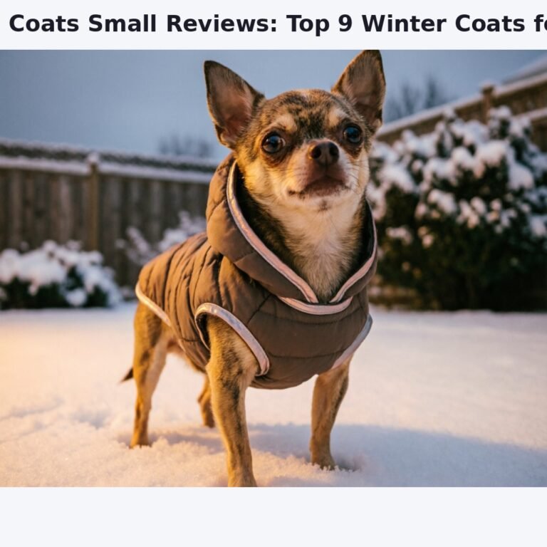 A small Chihuahua wearing a thick quilted winter coat with a hood